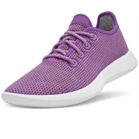 ALLBIRDS Tree Runner Sneaker Women’s Purple Lace Up Comfort Shoes - Picture 1 of 11